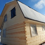 Фото готовых работ - Дом 7х9 м. из бруса камерной сушки