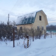 Фото готовых работ - Каркасно-щитовой дом 6х6 м (К-5)