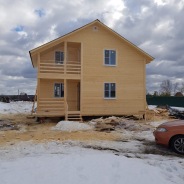 Фото готовых работ - Каркасный дом 6,0 х 8,0 м.