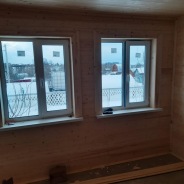 Фото готовых работ - Каркасный дом 6х6 м.