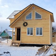 Фото готовых работ - Каркасный дом 6х6 м.