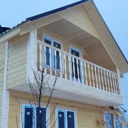 Фото готовых работ - Каркасный дом 6х6 м.