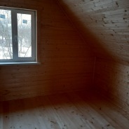 Фото готовых работ - Дом из проф. бруса камерной сушки 6×8 м. с мансардой (Д-142)