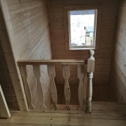 Фото готовых работ - Каркасный дом 6×8 м. + терраса 2,5×4 м.