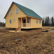 Фото готовых работ - Каркасный дом 9×9 м.