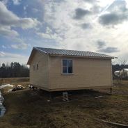 Фото готовых работ - Каркасный дом 6×8 м.