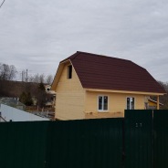 Фото готовых работ - Каркасный дом 6х6 м.