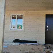 Фото готовых работ - Одноэтажный каркасный дом 6×8 м