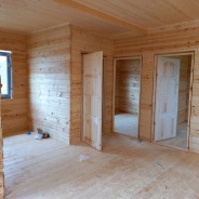 Фото готовых работ - Дом 6×8 м. из проф. бруса камерной сушки