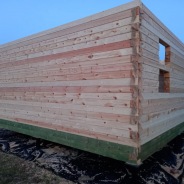Фото готовых работ - Дом 6×8 м. из проф. бруса камерной сушки
