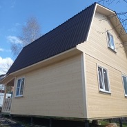 Фото готовых работ - Каркасный дом 6х7,5 м с мансардой (К-2)