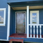 Фото готовых работ - Каркасный дом 9×7 м. + терраса 4.5×2.5 м. (К-15)