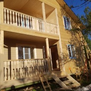 Фото готовых работ - Каркасный дом 6х8 м (Проект К-154)