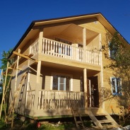 Фото готовых работ - Каркасный дом 6х8 м (Проект К-154)