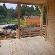 Фото готовых работ - Каркасный дом 7х9 м