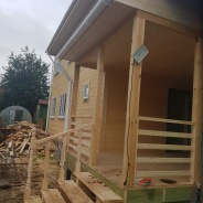 Фото готовых работ - Каркасный дом 7х9 м