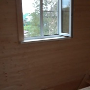 Фото готовых работ - Баня из проф.бруса камерной сушки 6х4 м., с мансардой