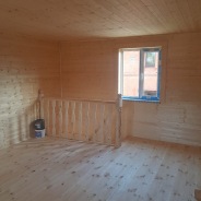 Фото готовых работ - Каркасный дом 6х6 м., с мансардой