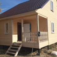 Фото готовых работ - Каркасный дом 6х8 м (К-12)