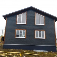 Фото готовых работ - Каркасный дом 8х8 м