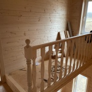 Фото готовых работ - Каркасный дом 8х9 м + терраса 2,5х8 м