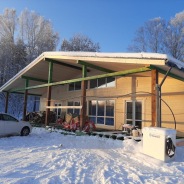 Фото готовых работ - Каркасный дом 17х20 м.