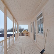 Фото готовых работ - Каркасный дом 11х12,5 м
