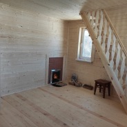 Фото готовых работ - Каркасная баня 6х6 м., с мансардой (К-47)