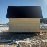 Фото готовых работ - Каркасный дом 6х6 м., с мансардой (Проект К-5)