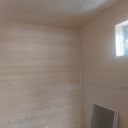 Фото готовых работ - Одноэтажный каркасный дом 6,4х6,4 м