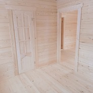 Фото готовых работ - Дом из профилированного бруса камерной сушки 11х7 м
