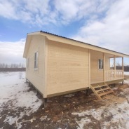 Фото готовых работ - Каркасный дом 7,5×9 м. (К-107)