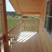 Фото готовых работ - Каркасный дом 6х8 м (Проект К-154)