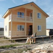 Фото готовых работ - Каркасный дом 6х8 м (Проект К-154)