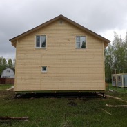 Фото готовых работ - Каркасный дом 6х8 м., с мансардой
