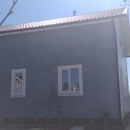 Фото готовых работ - Каркасный дом 8х9 м