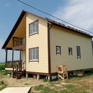 Фото готовых работ - Каркасный дом 9х9 м