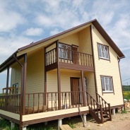 Фото готовых работ - Каркасный дом 9х9 м