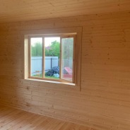 Фото готовых работ - Каркасный дом 6х8 м, с мансардой (Проект К-152)