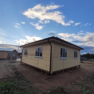 Фото готовых работ - Каркасный дом 8х8 м (К-116)