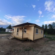 Фото готовых работ - Каркасный дом 8х8 м (К-116)