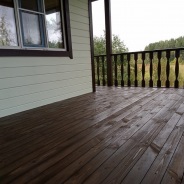 Фото готовых работ - Каркасный дом 7х13 м., с мансардой