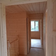 Фото готовых работ - Каркасный дом 7х13 м., с мансардой