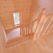 Фото готовых работ - Каркасный дом 9х9 м., с террасой (К-123)