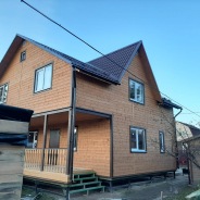 Фото готовых работ - Каркасный дом 9х9,5 м.