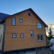 Фото готовых работ - Каркасный дом 9х9,5 м.