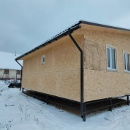 Фото готовых работ - Каркасный одноэтажный дом 6х8 м 