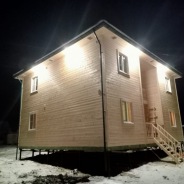 Фото готовых работ - Каркасный дом 10х9 м (К-77)