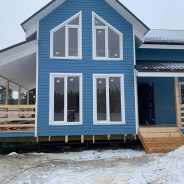 Фото готовых работ - Каркасный дом 11х7 м