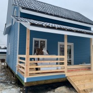 Фото готовых работ - Каркасный дом 11х7 м